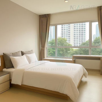 🚩 For Rent Condo LIFE RATCHADAPISEK Building 1, Floor 11,2 bed room, Room size 55 sqm