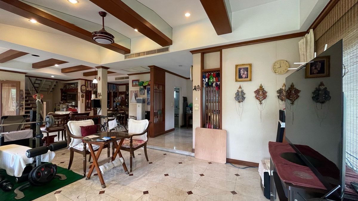 รูป ขายบ้านเดี่ยว มัณฑนา วัชรพล–รามอินทรา 1 ที่ดินใหญ่ 134 ตร.วา ต้นโครงการ ใกล้สวน - รูปที่ 13/28
