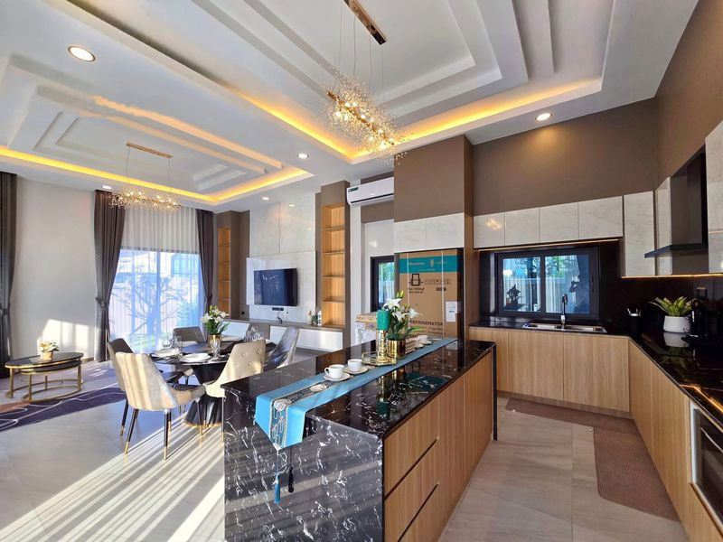 picture Brand new pool villa for sale near Map Prachan Reservoir. Good price. Great location. - 4/16