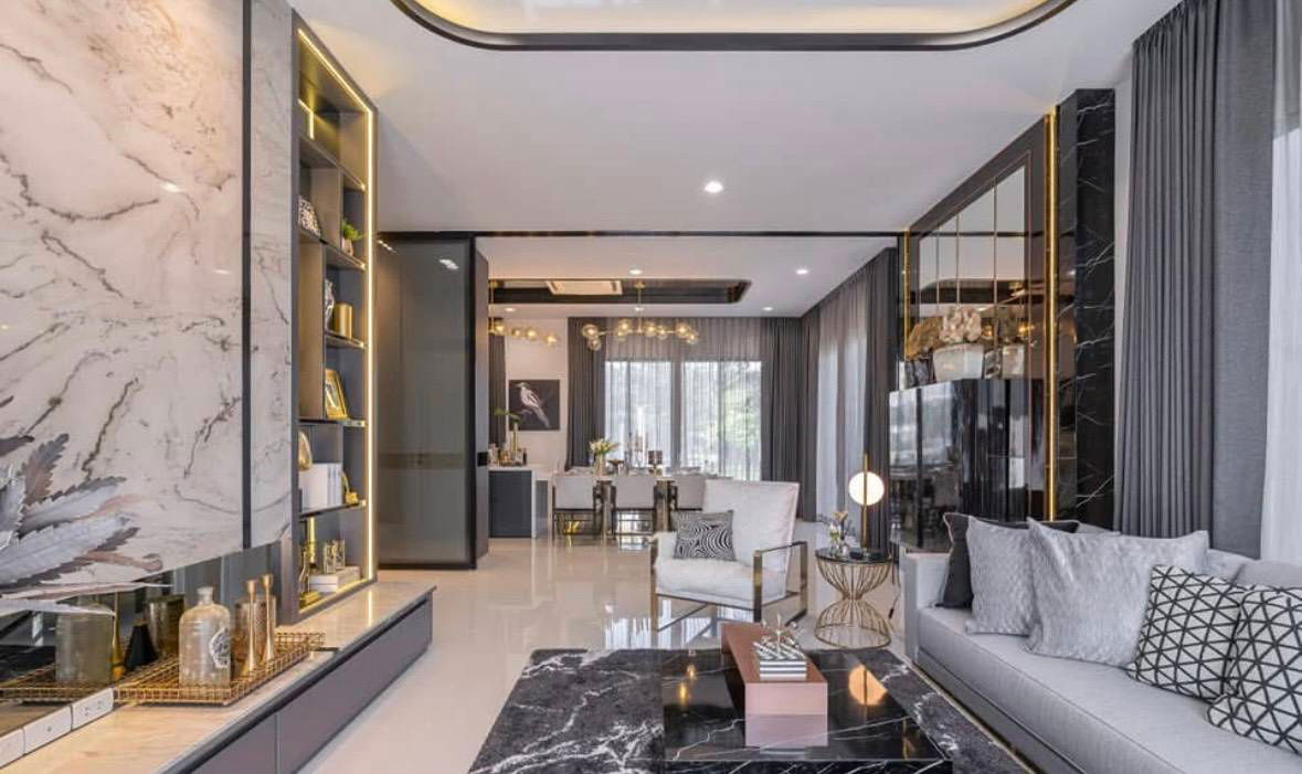 picture  3-bedroom detached house for sale in Mooban Nara Botanic Srinakarin, Yellow line Lasalle Skytrain Station - 3/18