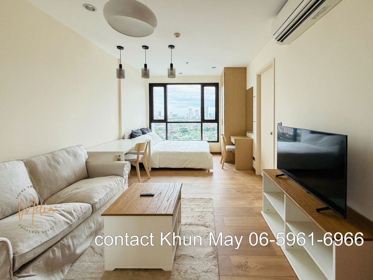 picture Condo rental Fuse Sathorn -Taksin The new room is decorated near BTS Wongwian Yai, only 15,000/d. Total internet! - 4/12