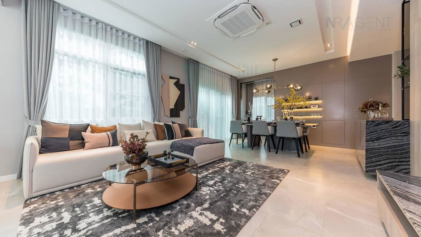 picture 🚩 For Rent 2-story House MANTANA BANGNA-WONGWAEN 4 bedroom 5 bathroom - 1/8