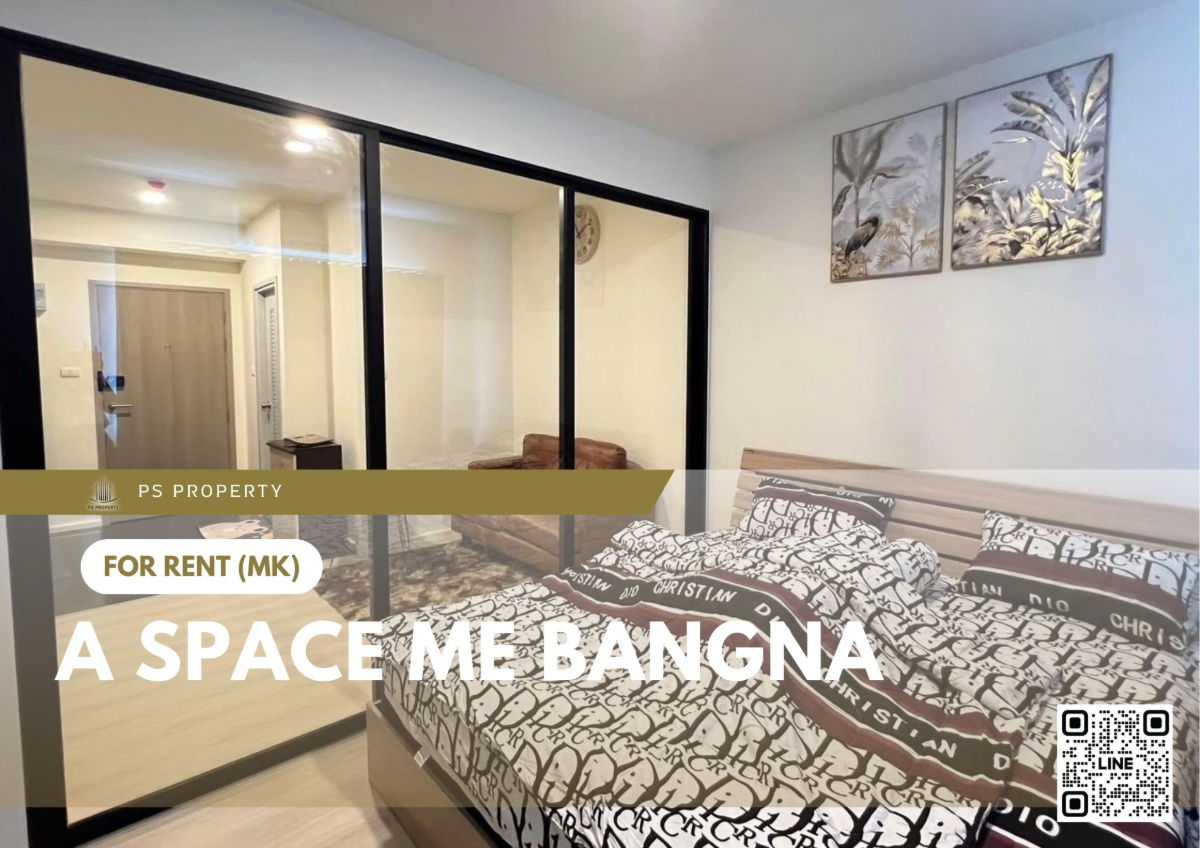 picture For rent 🔥 A Space ME Bangna 🔥 Fully furnished and equipped with electrical appliances, near Mega Bangna - 1/11