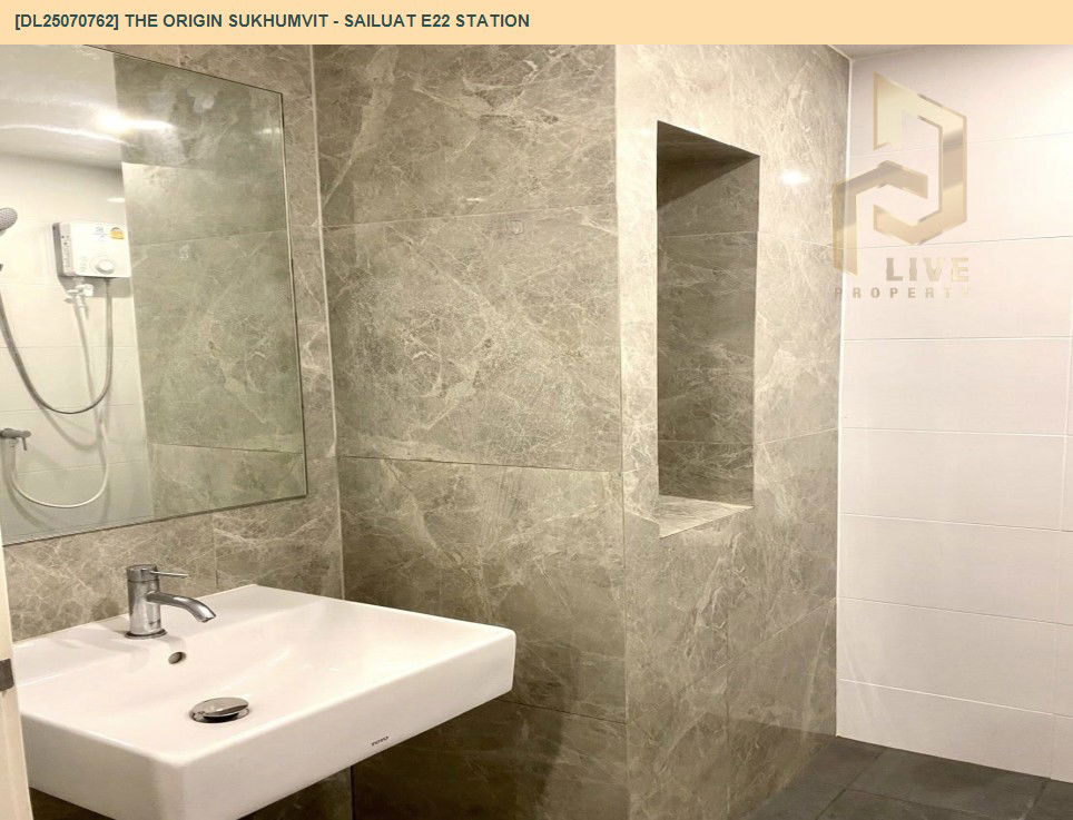 picture DL25070762 Condo for rent, THE ORIGIN SUKHUMVIT - SAILUAT E22 STATION near BTS Sai Luat, ready to move in, call urgently 0656133286 LineID @534wlwof - 9/12