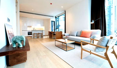 Condos for sale : ♦ Prime Location ♦ 05+ Floor, 90.62 sq.m. | 2 Bedroom, 2 Bathroom | Condo near BTS Thonglor 190 m., Major Cineplex in the Sukhumvit area 550 m.