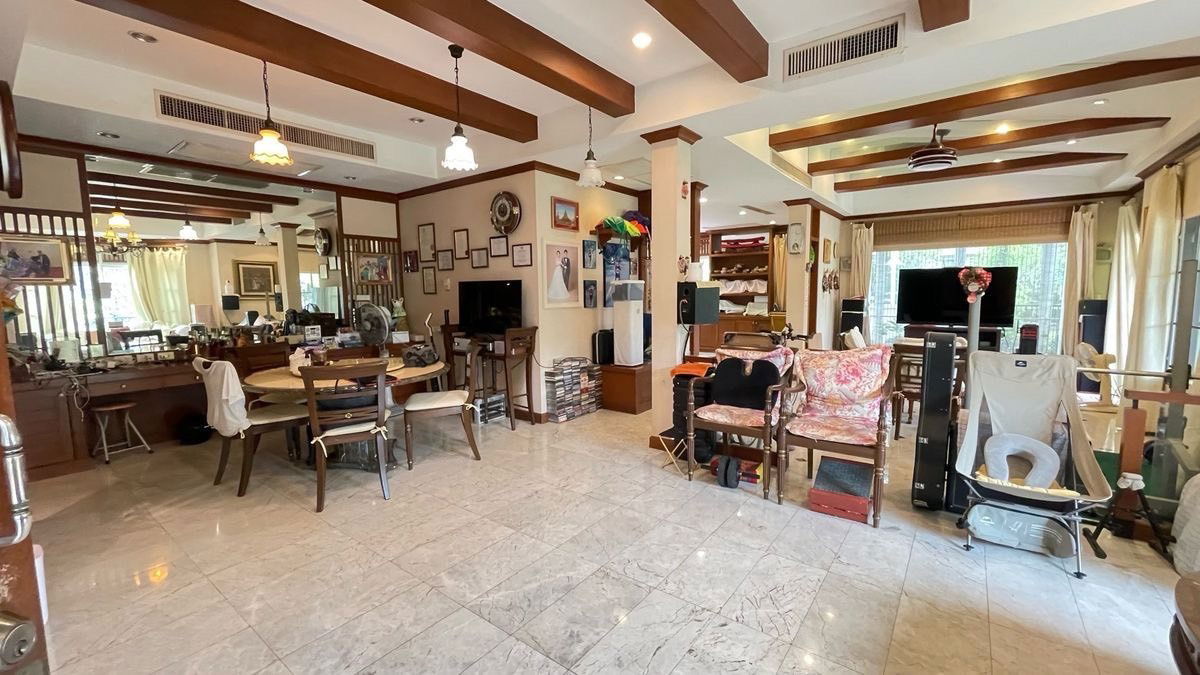 รูป ขายบ้านเดี่ยว มัณฑนา วัชรพล–รามอินทรา 1 ที่ดินใหญ่ 134 ตร.วา ต้นโครงการ ใกล้สวน - รูปที่ 7/28
