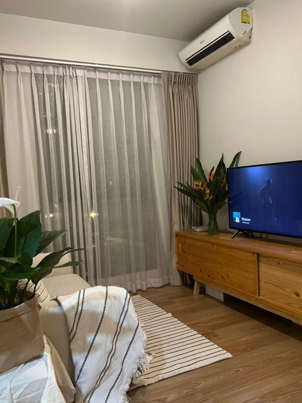 picture Unio Sukhumvit72 Beautiful Muji style room, 2 bedrooms, 1 bathroom, ready to enter in the middle of August, make an appointment in advance  - 8/12