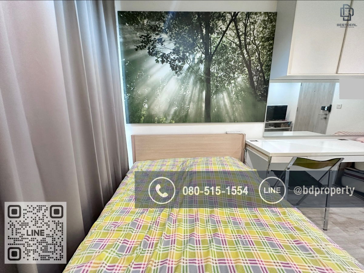 รูป Bestdeal ขายด่วน  Studio 22 sqm.ห้องสวย เฟอร์ครบ ขายเพียง 3.29ล้านเท่านั้น  ดูลงทุนไม่ควรพลาด ใกล้MRT และ เซ็นทรัลพระราม 9 เพียง 80 ม. - รูปที่ 3/8