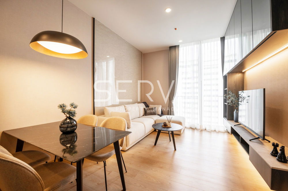 รูป Modern Style 2 Beds High Fl. Good Location in Asoke Area BTS Asok & MRT Sukhumvit 500 m. / For Rent-Noble BE19 - รูปที่ 3/12