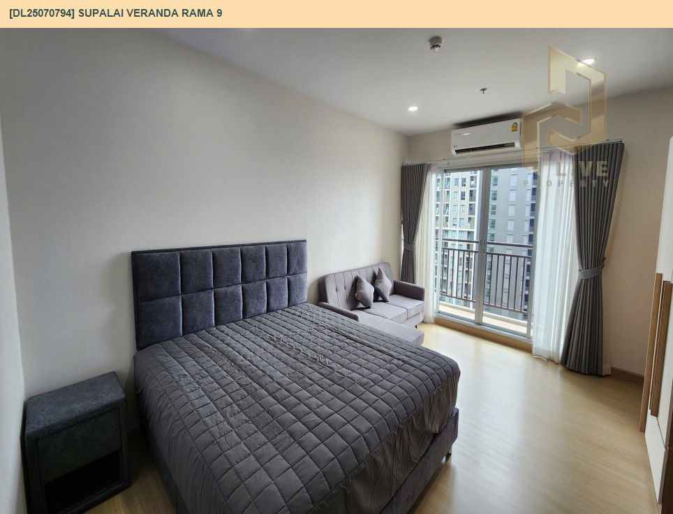 picture DL25070794 Condo for rent, Supalai Veranda Rama 9 near  MRT พระราม 9, ready to move in, call urgently 0656133286 LineID @534wlwof - 4/11