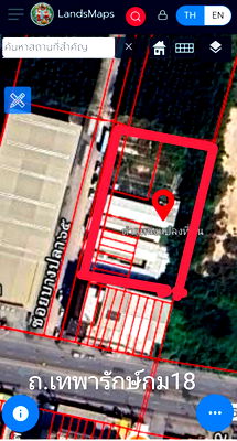 Land for rent Bang Phli Industrial Estate : fitted land for any projects mainroad 18 meters on taparak road bangpra 65