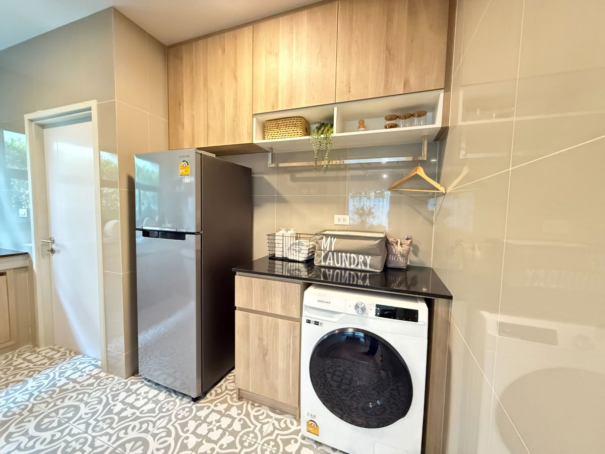 picture House for Sale (Ready to Move In) - Fully Furnished - Saransiri Ratchapuek 345 - Project by Sansiri  - 13/14