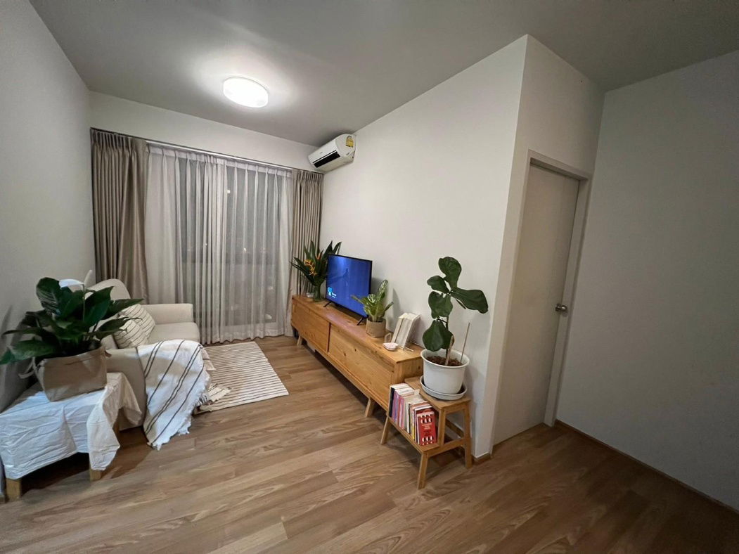 picture Unio Sukhumvit72 Beautiful Muji style room, 2 bedrooms, 1 bathroom, ready to enter in the middle of August, make an appointment in advance  - 9/12