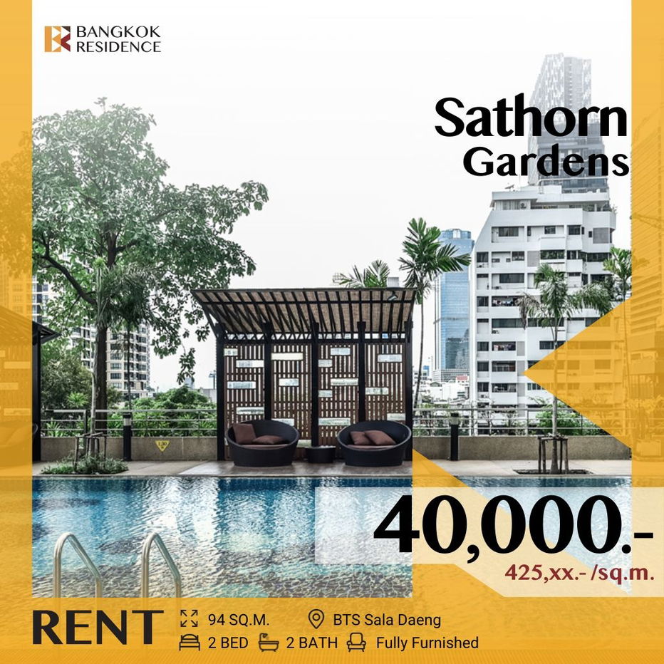picture Sathorn Garden 💥 High-potential Location, Convenient Travel, Near BTS Sala Daeng - 1/6