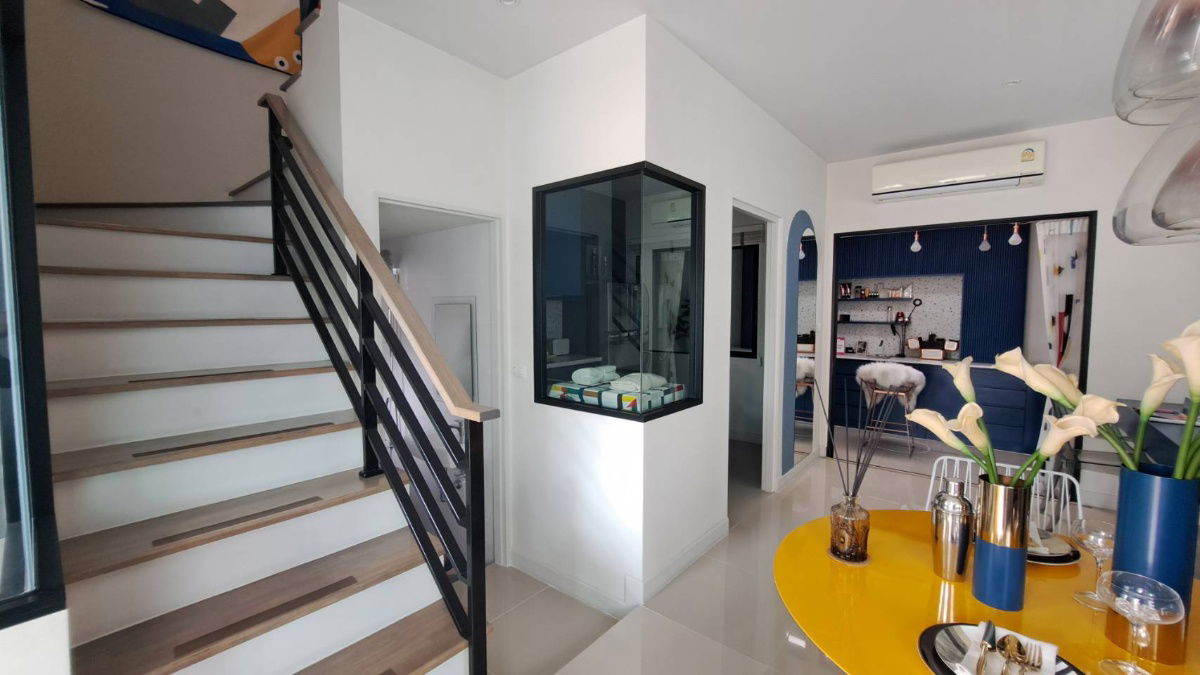 picture For sale: Model home, townhouse in front of clubhouse!!! Modern Loft style, Siri Place project, Pracha Uthit 90 - 3/11