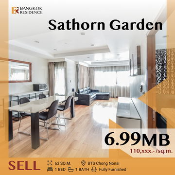 ✨ Recently Renovated Unit at a Great Price ✨ Sathorn Garden, Near BTS Chong Nonsi