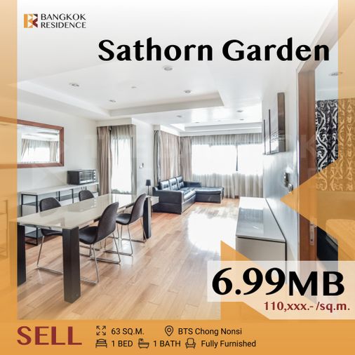 ✨ Recently Renovated Unit at a Great Price ✨ Sathorn Garden, Near BTS Chong Nonsi