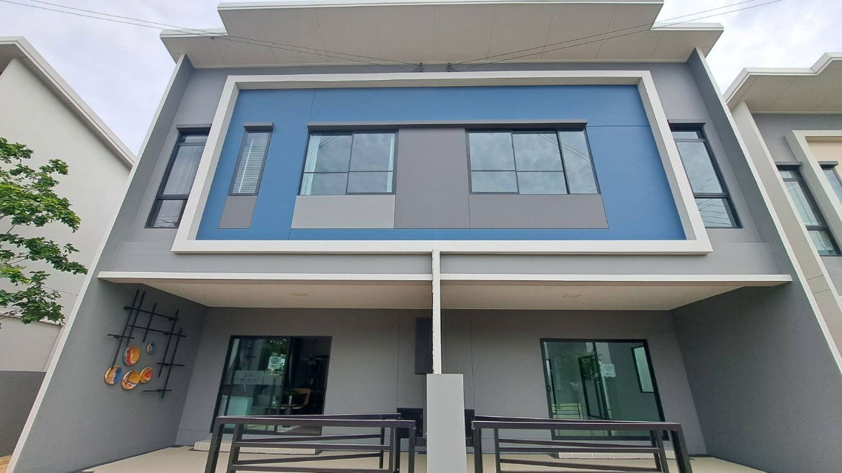 picture For sale: Semi-detached house in front of clubhouse!!! Modern Loft style, Siri Place project, Pracha Uthit 90 - 1/12