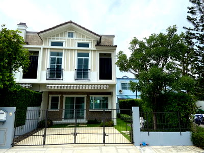 บ้านเดี่ยว สมุทรปราการ : P ขายบ้านเดี่ยว 2 ชั้นหมู่บ้านอินดี้ ศรีนครินทร์ - แพรกษา  32 ตารางวา