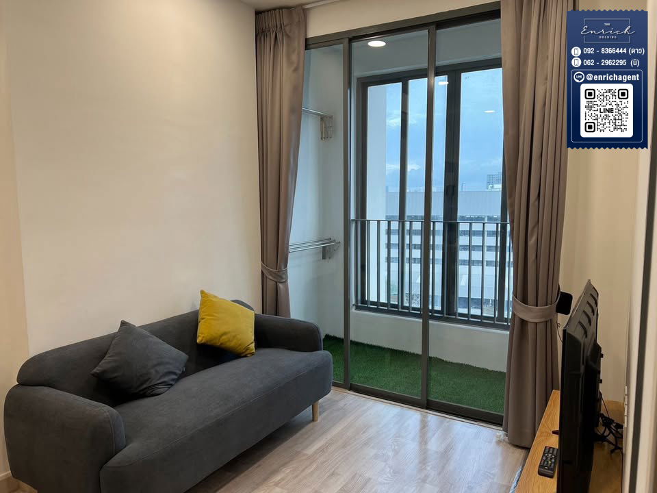 รูป 💙ให้เช่า IDEO MOBI Sukhumvit 81 แต่งครบ พร้อมเข้าอยู่ BTS อ่อนนุช💙 โทร. 092-8366444 ดาว // Line id : @enrichagent - รูปที่ 1/8