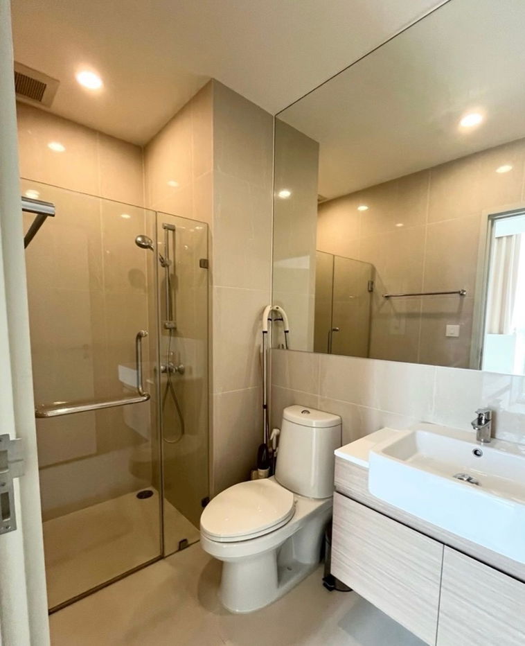 picture rent: Noble Revolve Ratchada, beautiful, cheap, good location, ready to move in, near Thailand Cultural Center. Interested, add Line @841qqlnr - 4/4