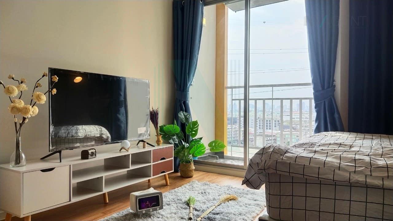 picture 🚩 For Sell Condo LUMPINI VILLE PHATANAKAN - SRINAKARIN Building 1, Floor 14,1 bed room, Room size 26 sqm - 1/8