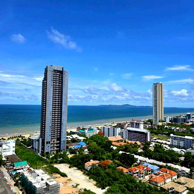 ขายคอนโด : คอนโดติดถนนเลียบหาดจอมเทียนวิวทะเลตกแต่งทันสมัย