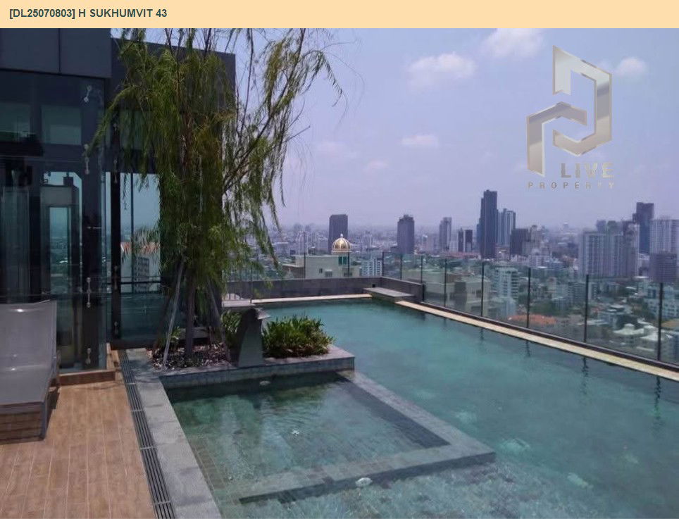 picture DL25070803 Condo for rent, H Sukhumvit 43 near BTS Phrom Phong, ready to move in, call urgently 0656133286 LineID @534wlwof - 9/11