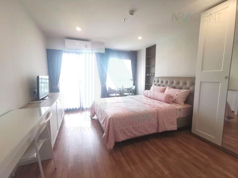 For Rent Condo LUMPINI VILLE PHATANAKAN - SRINAKARIN Building 1, Floor 25,Studio, Room size 26 sqm