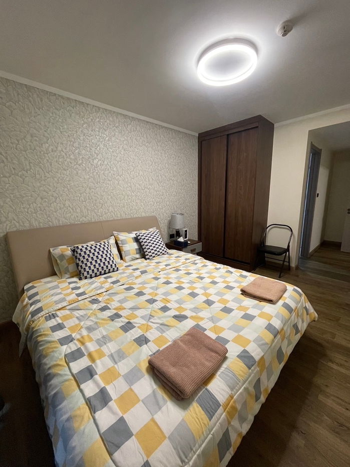 picture The One Chiang Mai condo Close to Central Festival Chiangmai ✅Building E, 2rd floor, 60.53 Sq.m ✅2 Bedrooms, 2 Bathrooms, ✅1 Living Room, cooking zone - 2/26