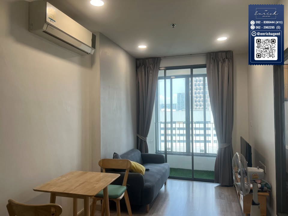 รูป 💙ให้เช่า IDEO MOBI Sukhumvit 81 แต่งครบ พร้อมเข้าอยู่ BTS อ่อนนุช💙 โทร. 092-8366444 ดาว // Line id : @enrichagent - รูปที่ 2/8