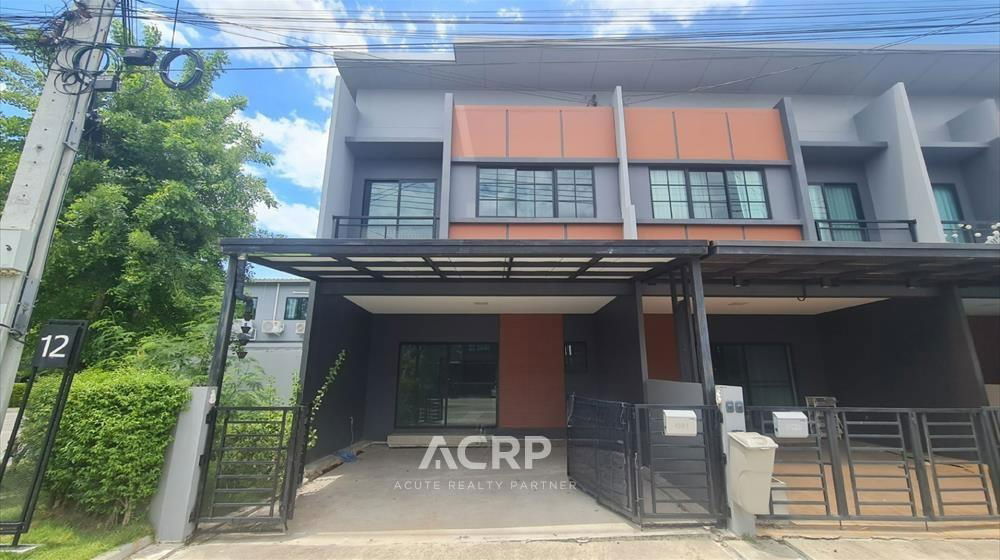 picture Townhome for sale, corner plot, Siri Place Suksawat-Rama 3, parking for 2 cars, near the clubhouse. - 1/14