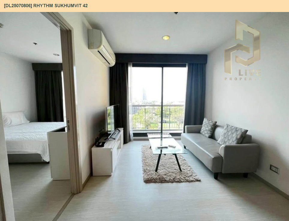 รูป MDL25070806 ให้เช่าคอนโด ริทึ่ม สุขุมวิท 42 (Rhythm Sukhumvit 42) ใกล้ BTS เอกมัย พร้อมเข้าอยู่ โทรด่วน 0638692663 LineID @655ebbvc - รูปที่ 2/12
