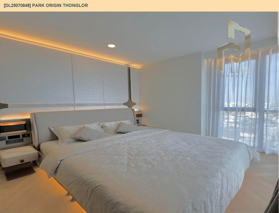 picture DL25070848 Condo for rent, PARK ORIGIN THONGLOR near BTS Thong Lo, ready to move in, call urgently 0656133286 LineID @534wlwof - 3/17