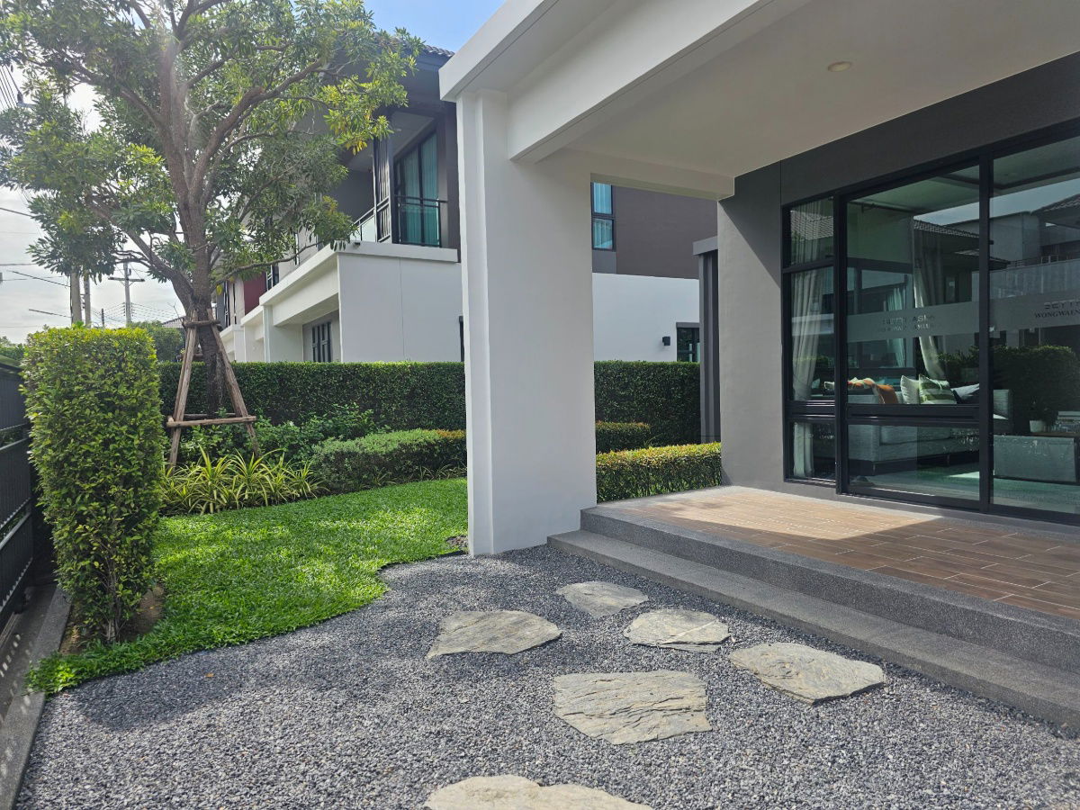 รูป บ้านพร้อมเฟอร์นิเจอร์  4 ห้องนอน 🏡 บ้านโล่งโปร่งสบาย ทั้งทำงานและใช้ชีวิต 📍 สะดวก BTSสถานีคูคต  ติดถนนลำลูกกา [ เศรษฐสิริ วงแหวน-ลำลูกกา ]  - รูปที่ 2/16