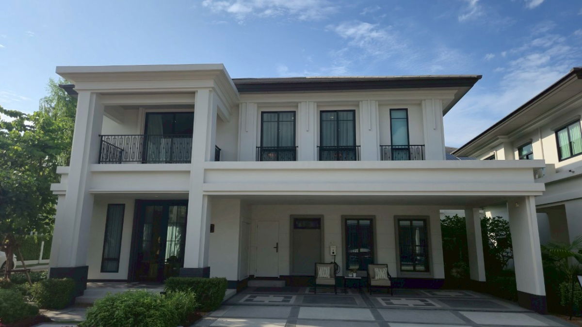 รูป ขายบ้านเดี่ยว สุดหรู !! เศรษฐสิริ พหลโยธิน สายไหม บ้านเดี่ยว3จอด พร้อมห้องแม่บ้านและมุมสวนส่วนตัว  - รูปที่ 1/23