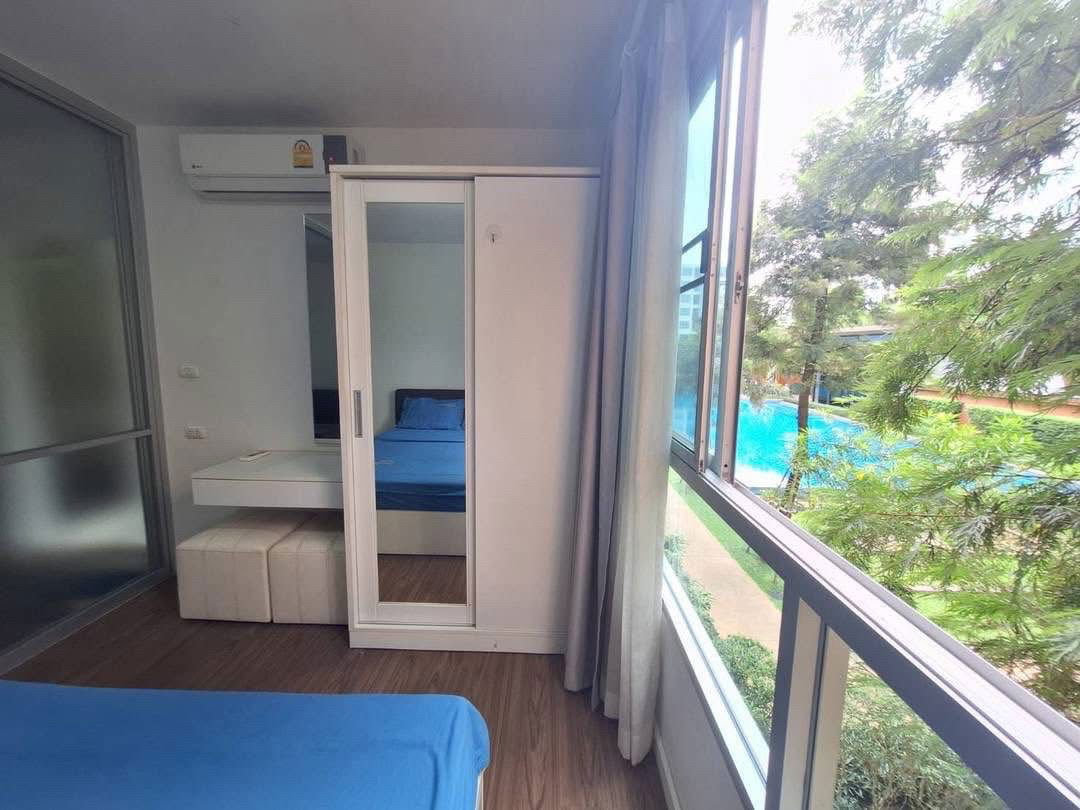 picture ✅For rent, D Condo Nim, 2nd floor, pool view, 30 sq m. ☎️064-792-4426 (Ben) - 6/14