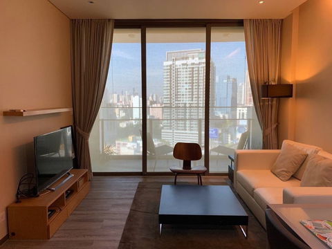For Rent AEQUA Sukhumvit 49 Fully Furnished 1bed 55sqm. 45,000 baht