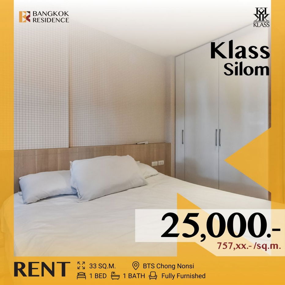 picture 🔥 Don’t miss out!! Rare units 🔥 Klass Silom ,Near BTS Chong Nonsi - 1/9