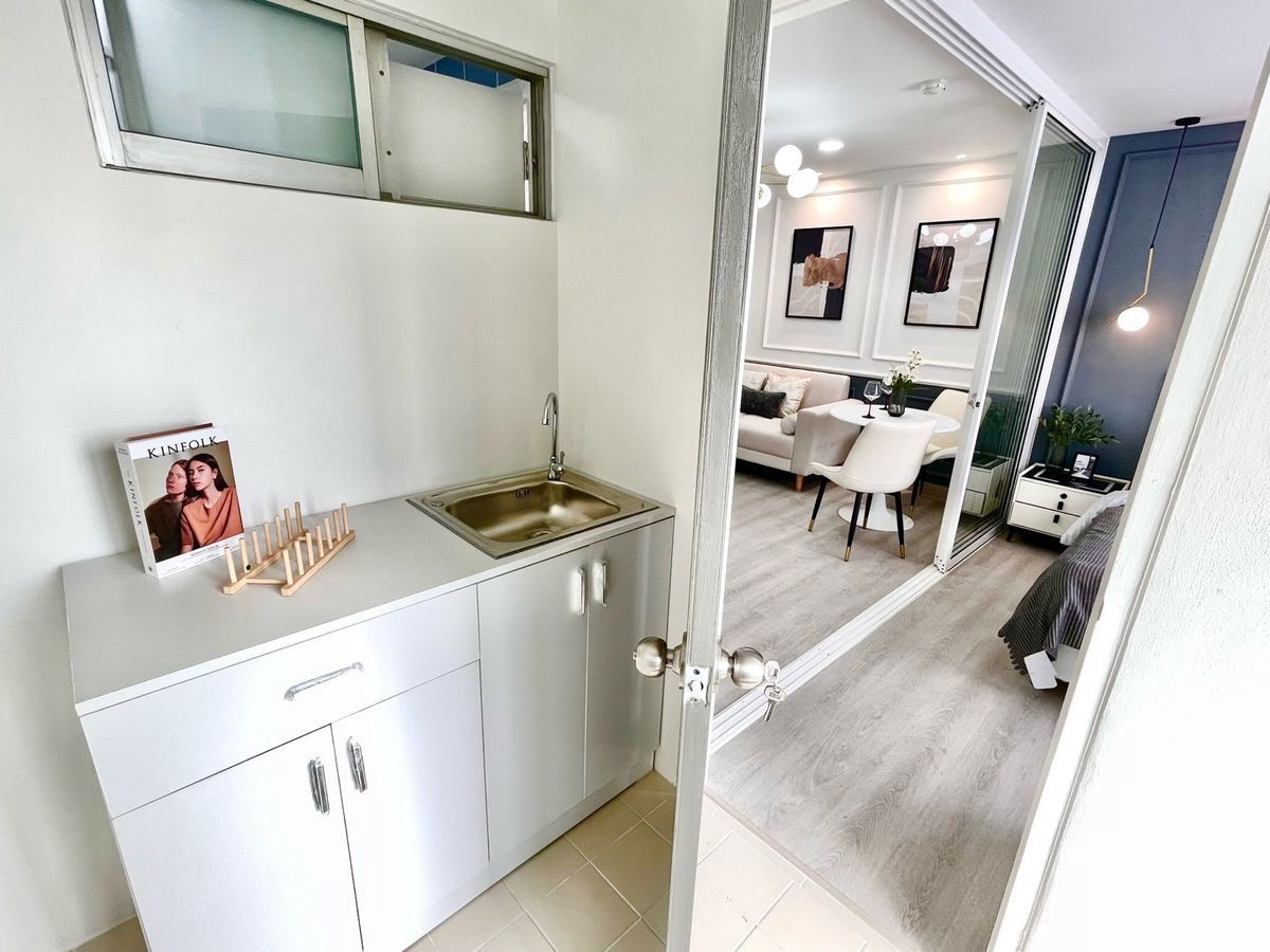 picture Condo For Rent | The Best Value In The Project “Lumpini Center Nawamin (Happy Land Phase 5)” 29 Sq.m. Near MRT Maha Thai - 11/19