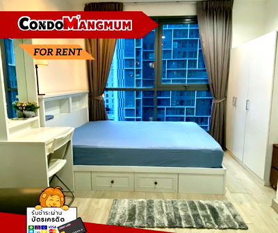 Condos for rent : 🚝 BTS On Nut just a few steps away! Room for rent "Ideo Mobi Sukhumvit 81" complete and convenient near Lotus & Century On Nut 📌📌