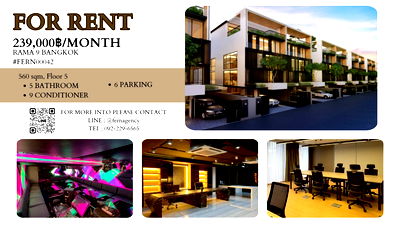 เช่าโฮมออฟฟิศ ถนนพัฒนาการ : 🔥ให้เช่า The Element Rama9 โฮมออฟฟิศระดับพรีเมียม พร้อมเฟอร์นิเจอร์ครบ!