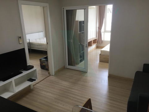 For rent, M Society Muang Thong, 2 bedrooms, 16th floor, Building A, near Central Chaengwattana.
