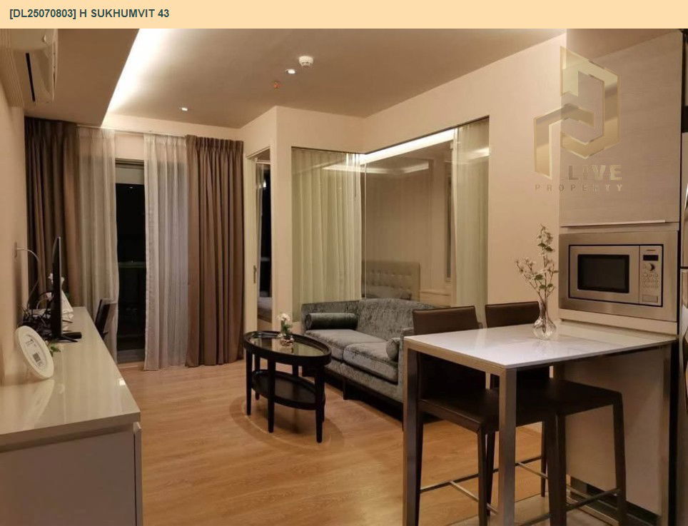 picture DL25070803 Condo for rent, H Sukhumvit 43 near BTS Phrom Phong, ready to move in, call urgently 0656133286 LineID @534wlwof - 2/11