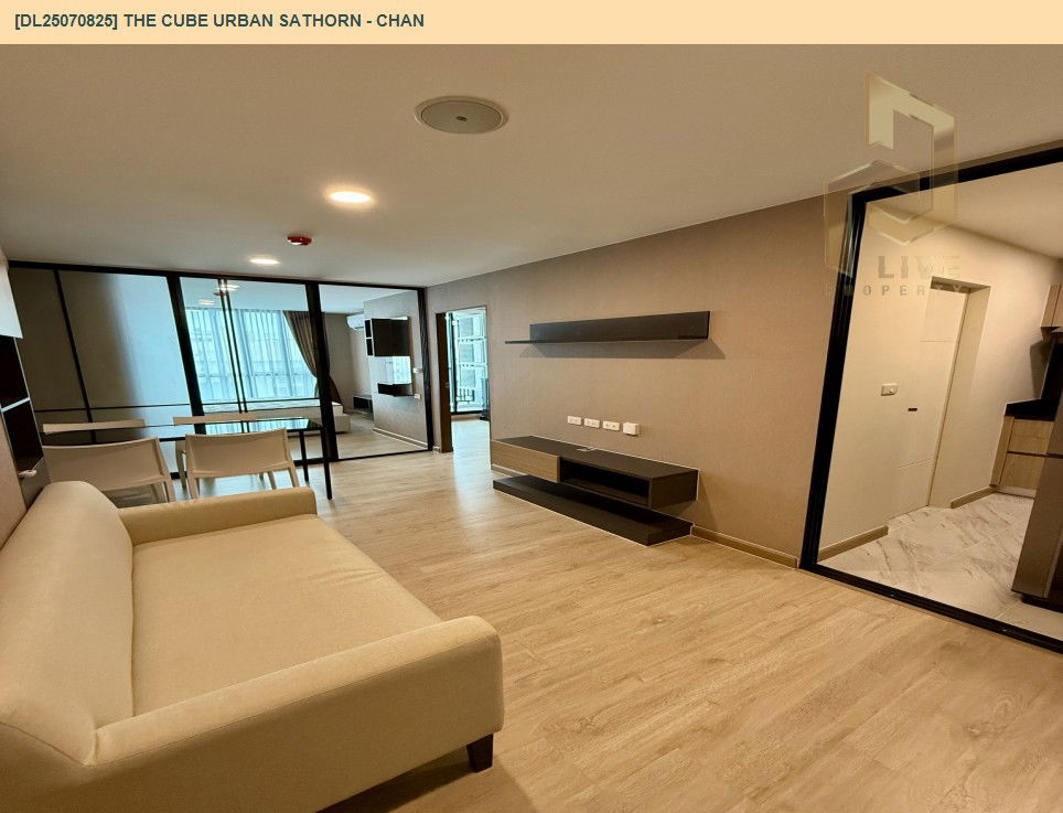 รูป DL25070825 ให้เช่าคอนโด เดอะคิวบ์ เออร์เบิน สาทร - จันทน์ (The CUBE Urban Sathorn - Chan) ใกล้ BTS สุรศักดิ์ พร้อมเข้าอยู่ โทรด่วน 0638692663 LineID @534wlwof - รูปที่ 4/11