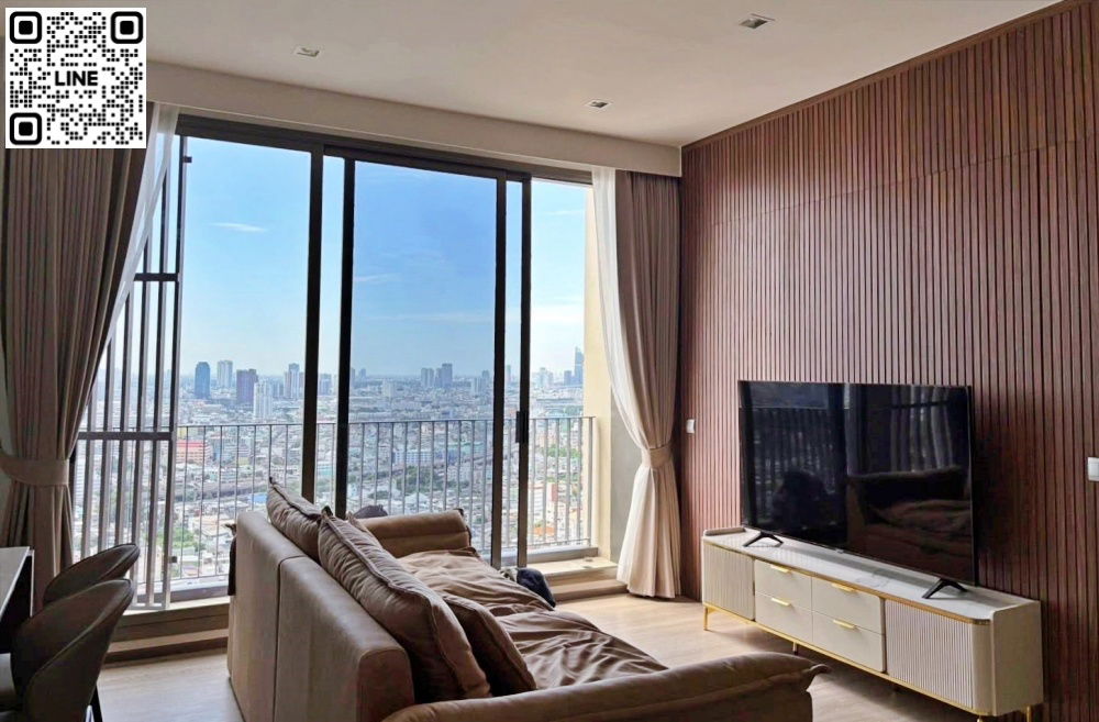 picture ✨Line ID @556ryccg 🌅2 Bedroom 1 Maidroom 97 sqm Floor 33 RHYTHM Charoenkrung Pavillion Fully furnished near BTS Saphan Taksin - 2/17