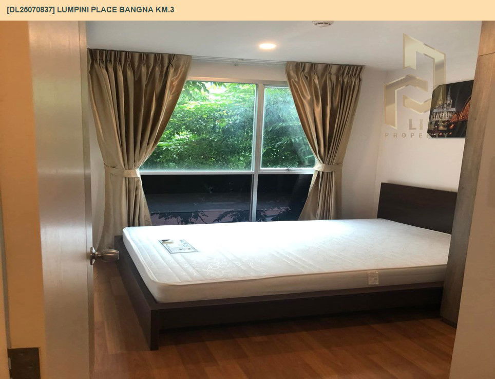 picture DL25070837 Condo for rent, Lumpini Place Bangna Km.3 near BTS Udom Suk, ready to move in, call urgently 0656133286 LineID @655ebbvc - 3/14
