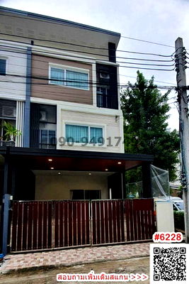 เช่าทาวน์โฮม สถาบันเทคโนโลยีไทย-ญี่ปุ่น : เช่า ทาวน์เฮาส์ 3 ชั้น วิลเลต ซิตี้ พัฒนาการ 38 หลังมุม พร้อมเข้าอยู่