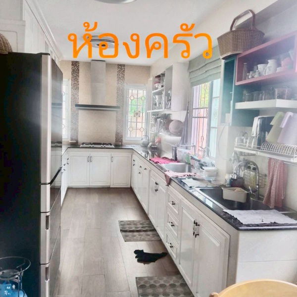 picture For sale: Large second-hand detached house with garden, shady, Nong Mon location, Chonburi - 6/18