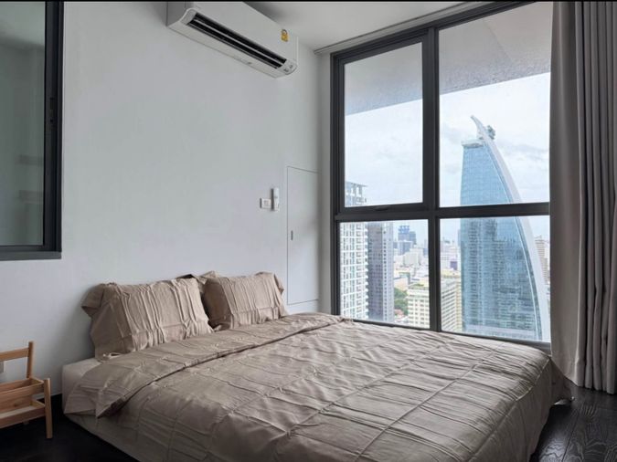 For rent Ideo Q Phayathai, Duplex room, 1bed, 2bath, 37fl, 63sqm 【Line: Yosita828】